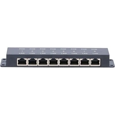 Extralink POE INJECTOR 8 PORT - 8-Port Fast Ethernet - PoE Injektor Extralink POE INJECTOR 8 PORT - 8-Port Fast Ethernet - PoE Injektor
