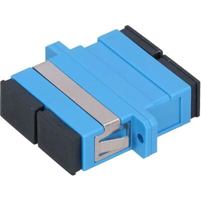 Adaptateur fibre optique Extralink SC/UPC SM Duplex - 2000 pcs, Bleu Adaptateur fibre optique Extralink SC/UPC SM Duplex - 2000 pcs, Bleu