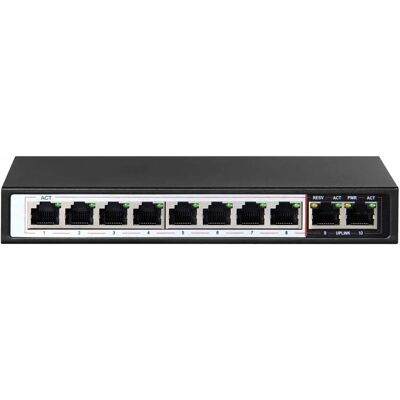 Extralink Ceres Ethernet Switch - Layer 2 unmanaged PoE 8 Ports 96W Extralink Ceres Ethernet Switch - Layer 2 unmanaged PoE 8 Ports 96W
