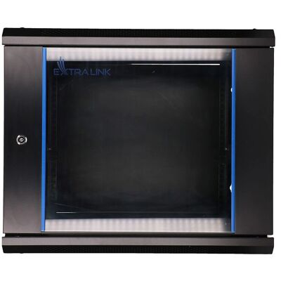 Extralink EX.3968 Wandmontiertes Rack 9U 600x600 Schwarz Extralink EX.3968 Wandmontiertes Rack 9U 600x600 Schwarz