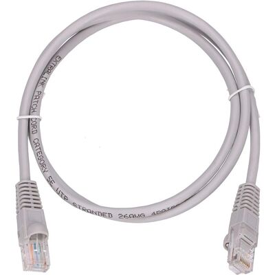 Extralink EX.7669 - Cavo di rete Cat5e U/UTP - Grigio Extralink EX.7669 - Cavo di rete Cat5e U/UTP - Grigio