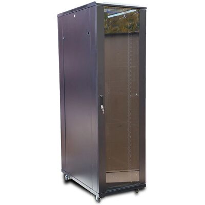Gabinete rack Extralink EX.8611 42U - Acero, Negro Gabinete rack Extralink EX.8611 42U - Acero, Negro