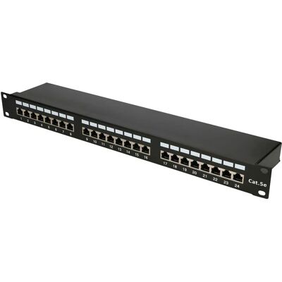 Extralink EX.9823 Patchpanel 24 Ports 1U - Rackmonterbar Cat 5E STP Extralink EX.9823 Patchpanel 24 Ports 1U - Rackmonterbar Cat 5E STP