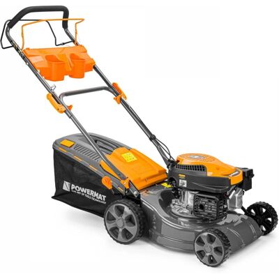 PowerMat Tondeuse Autoportée 5 HP - Essence 406mm - Publicité PowerMat Tondeuse Autoportée 5 HP - Essence 406mm - Publicité