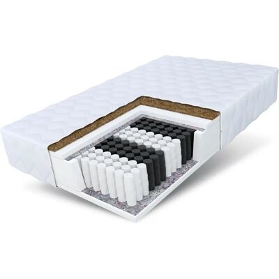 BUON RIPOSO Matelas orthopédique 7 zones Home Max 140x200 Mousse Coco - Publicité BUON RIPOSO Matelas orthopédique 7 zones Home Max 140x200 Mousse Coco - Publicité