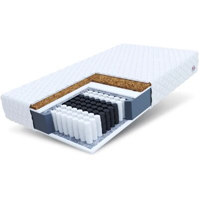 BUON RIPOSO Ortopediskt madrass 7 zoner Home Max 160x200 Pocketfjädrar Kokos 24cm BUON RIPOSO Ortopediskt madrass 7 zoner Home Max 160x200 Pocketfjädrar Kokos 24cm