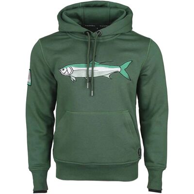 Taimen Menza Embroidery Sweatshirt - Dark Green Taimen Menza Embroidery Sweatshirt - Dark Green