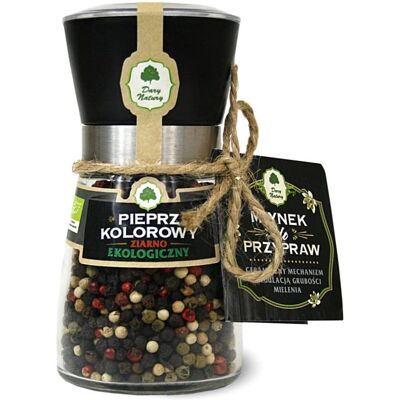 Gifts of Nature Organiczne Kolorowe Pieprze - Pieprz w Młynku Gifts of Nature Organiczne Kolorowe Pieprze - Pieprz w Młynku