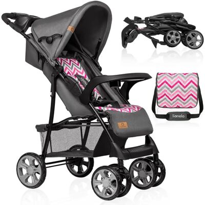 LIONELO Emma Plus Pink Scandi Wózek LIONELO Emma Plus Pink Scandi Wózek