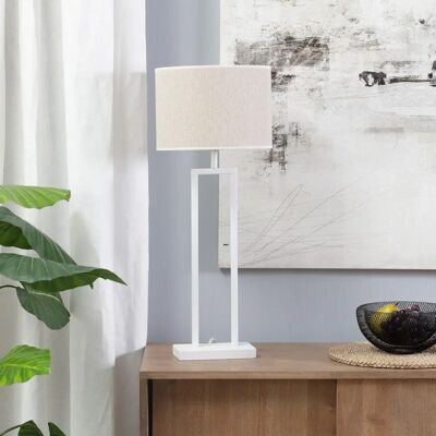 Dekoria Snow White 78cm - Beżowa lampa stołowa Dekoria Snow White 78cm - Beżowa lampa stołowa