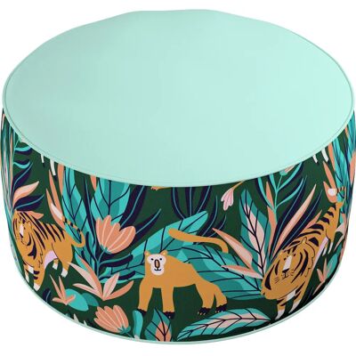 Dwukolorowy puf dla dzieci Coli - 50x25 cm - Puf Dwukolorowy puf dla dzieci Coli - 50x25 cm - Puf
