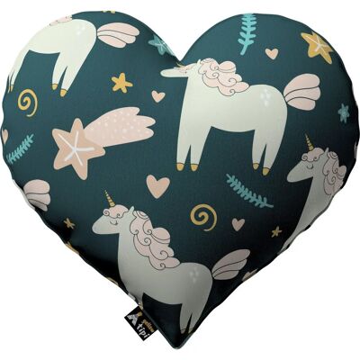 Yellow Tipi - Heart of Love - Niebieski - 45x15x45cm - Pillow Yellow Tipi - Heart of Love - Niebieski - 45x15x45cm - Pillow