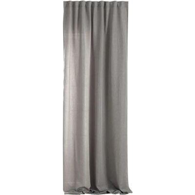 Szara Zasłona BASIC od Dekoria - 140x300cm, Nowoczesny Styl Skandynawski Szara Zasłona BASIC od Dekoria - 140x300cm, Nowoczesny Styl Skandynawski