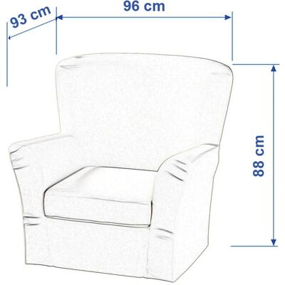 Dekoria - Tomelilla - Beige - 96x93x88 cm - Armchair cover Dekoria - Tomelilla - Beige - 96x93x88 cm - Armchair cover