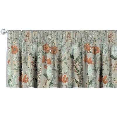 Dekoria - Lambrekin auf Grome-Tape - Grey/Black multicolor - 130x40 cm - Valance Dekoria - Lambrekin auf Grome-Tape - Grey/Black multicolor - 130x40 cm - Valance