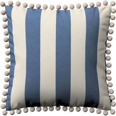 Dekoria - Wera - Blau-Weiß Streifen - 45x45 - Pillow Cover Dekoria - Wera - Blau-Weiß Streifen - 45x45 - Pillow Cover