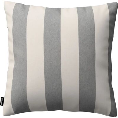 Dekoria Kinga Kissenbezug - Grau - Quadratische Form - 50x50 cm Dekoria Kinga Kissenbezug - Grau - Quadratische Form - 50x50 cm