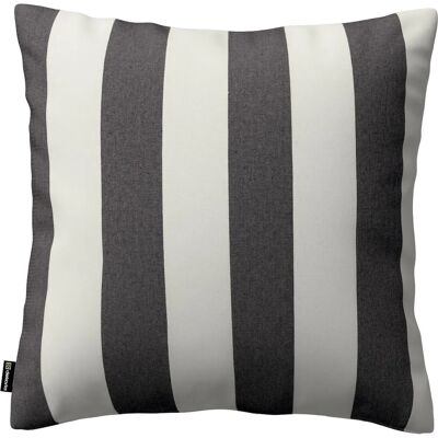 Dekoria Kinga Grau/Schwarz Kissenbezug - Quadrat, 50x50cm - Kissenhülle Dekoria Kinga Grau/Schwarz Kissenbezug - Quadrat, 50x50cm - Kissenhülle