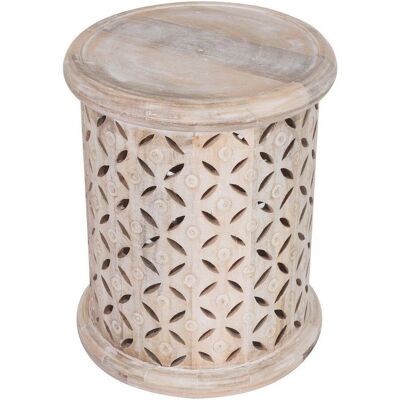 Dekoria - Forato - Weiß - 38x38x47 cm - Side Table Dekoria - Forato - Weiß - 38x38x47 cm - Side Table