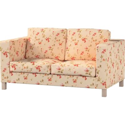 Dekoria - Karlanda 2-siedzi nierozkładana - czerwony - 150x87x66cm - Pokrowiec na sofę Dekoria - Karlanda 2-siedzi nierozkładana - czerwony - 150x87x66cm - Pokrowiec na sofę