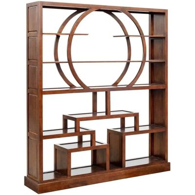 Dekoria - Sigma - Dunkelbraun - 166x35x190 cm - Bookcase Dekoria - Sigma - Dunkelbraun - 166x35x190 cm - Bookcase