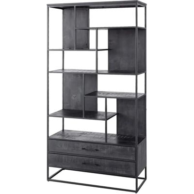 Dekoria Jox Regal - Schwarz - 91x36x181 cm - Regal Dekoria Jox Regal - Schwarz - 91x36x181 cm - Regal