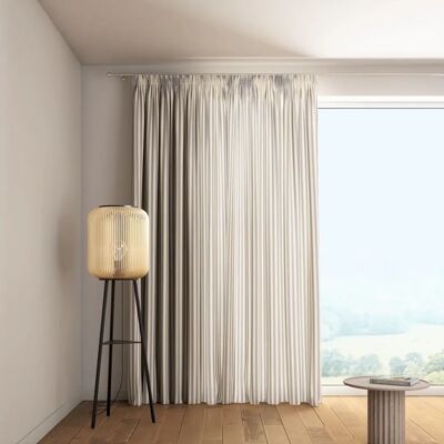 Dekoria - Gestreifter Vorhang mit Kräuselband - Curtain Dekoria - Gestreifter Vorhang mit Kräuselband - Curtain
