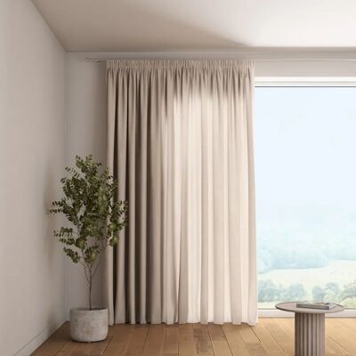 Dekoria Beigefarbene Vorhang - 130x100cm Fensterdeko Dekoria Beigefarbene Vorhang - 130x100cm Fensterdeko