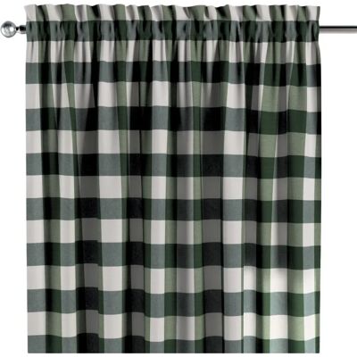 Generic - Zasłona z grzywką 130x100 - zielony - Curtain Generic - Zasłona z grzywką 130x100 - zielony - Curtain