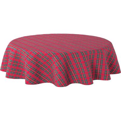 Dekoria Obrus okrągły - czerwony - 130 x 130 cm - Obrus Dekoria Obrus okrągły - czerwony - 130 x 130 cm - Obrus