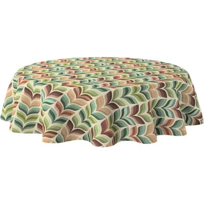 Dekoria - Obrus okrągły - zielony - 130 x 130 cm - Tablecloth Dekoria - Obrus okrągły - zielony - 130 x 130 cm - Tablecloth