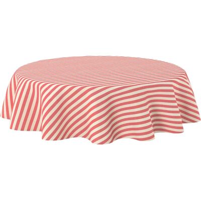 Dekoria - Round - Red - 130x130 cm - Obrus Dekoria - Round - Red - 130x130 cm - Obrus
