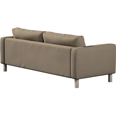Dekoria - Karlstad 3-Sitzer unfrei (nicht ausziehbar) kurz - Beige Melange - 204x89x64 cm - Sofaüberzug Dekoria - Karlstad 3-Sitzer unfrei (nicht ausziehbar) kurz - Beige Melange - 204x89x64 cm - Sofaüberzug
