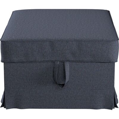 IKEA - Ektorp Bromma - granatowy - 60x79x42 cm - Pokrowiec na podnóżek IKEA - Ektorp Bromma - granatowy - 60x79x42 cm - Pokrowiec na podnóżek