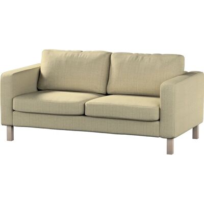 Dekoria - Karlstad 2-Sitzer kurz - beige Dekoria - Karlstad 2-Sitzer kurz - beige