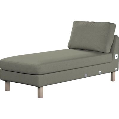 Dekoria - Karlstad dostawka - grau - 80 x 160 x 80 cm - Sofabezug Dekoria - Karlstad dostawka - grau - 80 x 160 x 80 cm - Sofabezug