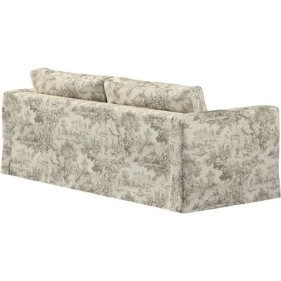 Dekoria - Karlstad 3-seat non-reclining - Beige - Sofa-Bezug Dekoria - Karlstad 3-seat non-reclining - Beige - Sofa-Bezug