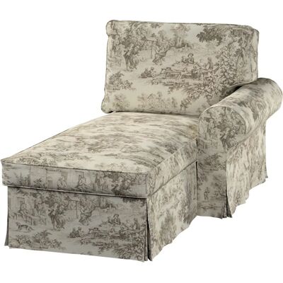 IKEA - Ektorp rechte Chaise - beige - 84x166x73 cm - Sofaüberzug IKEA - Ektorp rechte Chaise - beige - 84x166x73 cm - Sofaüberzug