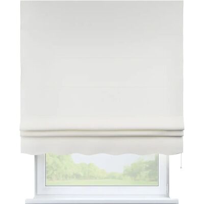Marka Model - Rzymska Roleta - Biel i ecru - Wymiary: 50 x 60 cm Marka Model - Rzymska Roleta - Biel i ecru - Wymiary: 50 x 60 cm