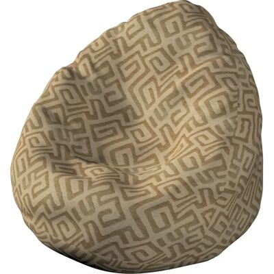 Dekoria - Worek do siedzenia Ø50 x 85 cm - Beige - Bean bag chair Dekoria - Worek do siedzenia Ø50 x 85 cm - Beige - Bean bag chair