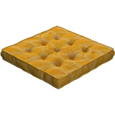 KUBA - Kuba - Żółty - 40 x 40 x 6 cm - Poduszka do krzesła KUBA - Kuba - Żółty - 40 x 40 x 6 cm - Poduszka do krzesła