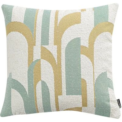 Dekoria Kinga - 60 x 60 cm zielona poszewka na poduszkę Dekoria Kinga - 60 x 60 cm zielona poszewka na poduszkę