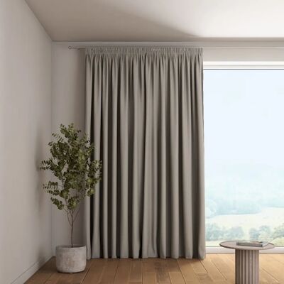 Dekoria Graue Gardine - 60 x 100 cm, 1 Stück Dekoria Graue Gardine - 60 x 100 cm, 1 Stück