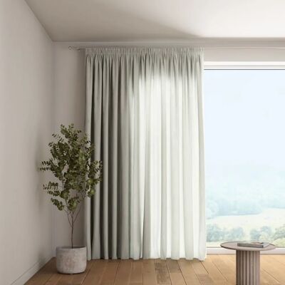 Dekoria - Zasłona na taśmie marszczącej kremowy 60x100 - Curtain Dekoria - Zasłona na taśmie marszczącej kremowy 60x100 - Curtain