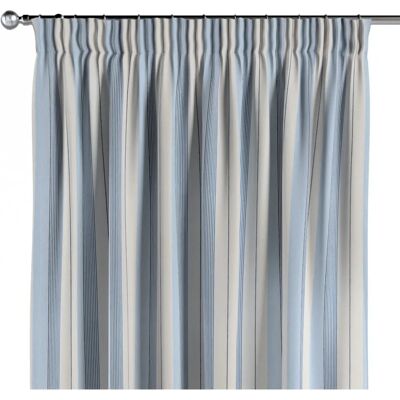 Dekoria - Zasłona na taśmie marszczącej - Niebieska - 60x100 cm - Curtain Dekoria - Zasłona na taśmie marszczącej - Niebieska - 60x100 cm - Curtain