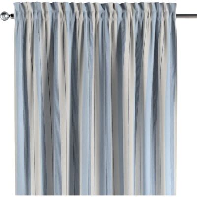 Generic Zasłona kanałowa z grzywką 60x100 - niebieska Zasłona Generic Zasłona kanałowa z grzywką 60x100 - niebieska Zasłona