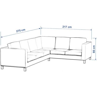 Dekoria - Karlanda - grün - Größe: 217 x 275 x 66 cm - Sofabezug Dekoria - Karlanda - grün - Größe: 217 x 275 x 66 cm - Sofabezug