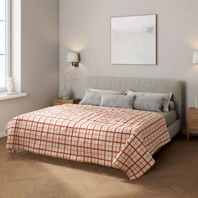 Dekoria - Narzuta pikowana w pasy - czerwony - 60 x 120 cm - decorative throw Dekoria - Narzuta pikowana w pasy - czerwony - 60 x 120 cm - decorative throw