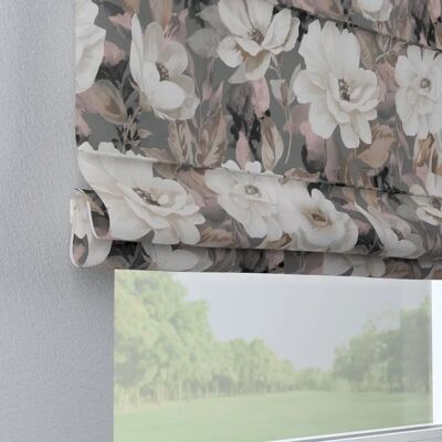 Dekoria Capri Römisches Rollo - Beige und Pink, Grau - Fensterdeko Dekoria Capri Römisches Rollo - Beige und Pink, Grau - Fensterdeko