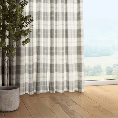 Dekoria Firanka Szara - Naturalne Fałdy - 130 x 100 cm - Firanka Dekoria Firanka Szara - Naturalne Fałdy - 130 x 100 cm - Firanka